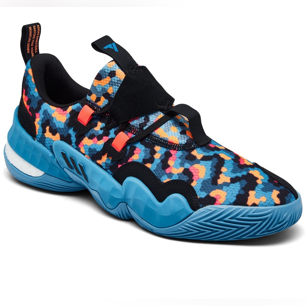 adidas Men's Trae Young 1 Basketball Sneakers‎ shoes multicolor size 14 GY0289